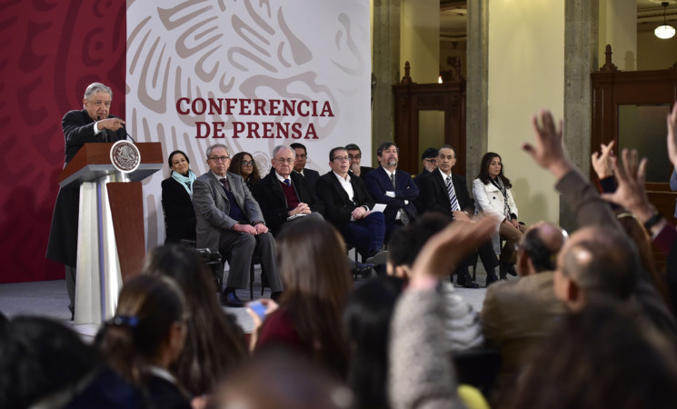 23.01.19 Versión estenográfica de la conferencia de prensa matutina del presidente Andrés Manuel López Obrador