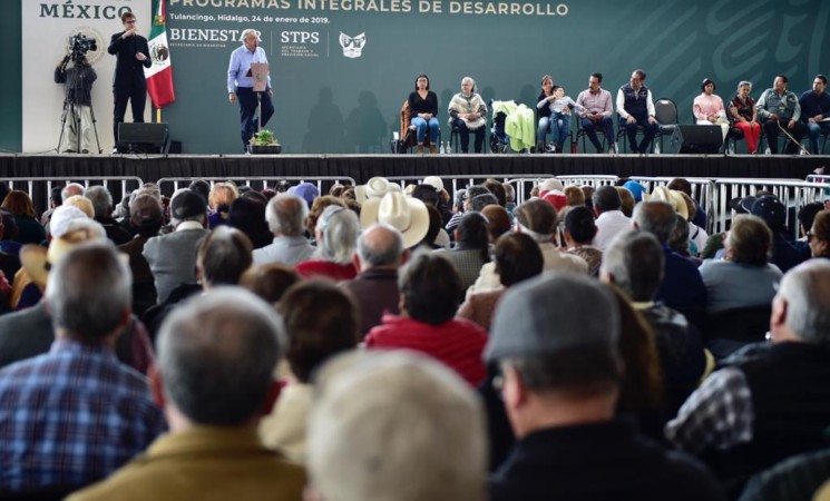 24.01.19 Versión estenográfica. Entrega de Programas Integrales de Bienestar en Tulancingo, Hidalgo.