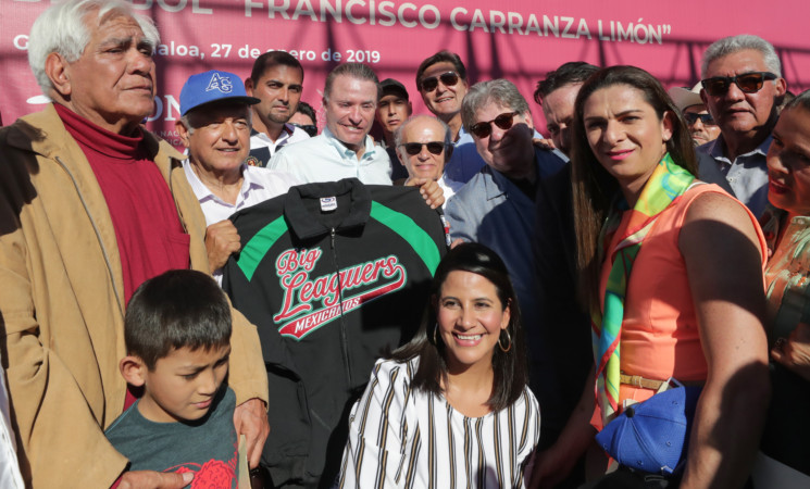 27.01.19 Versión estenográfica. Recorrido por el estadio de béisbol Francisco Carranza Limón en Guasave, Sinaloa.