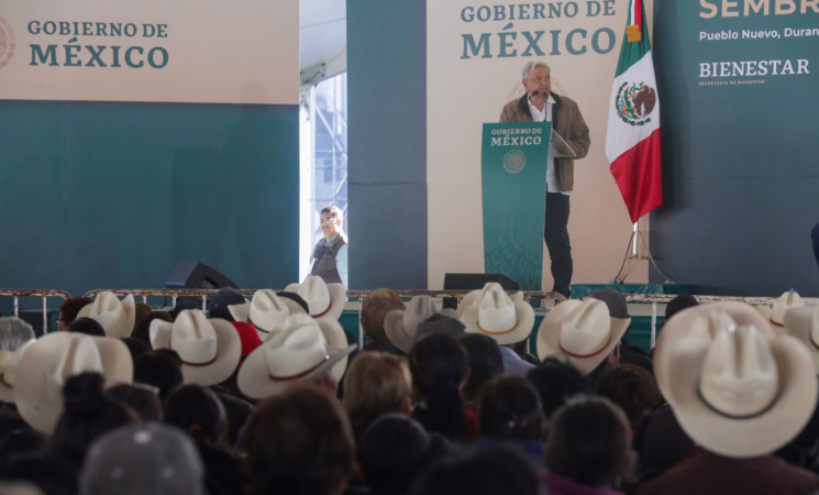 17.02.19 Versión estenográfica. Programa 'Sembrando Vida', en El Salto, Durango