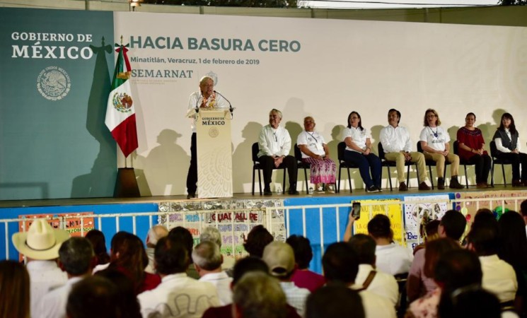 01.02.19 Versión estenográfica. Presentación de la iniciativa de gestión sustentable de los residuos en Minatitlán, Veracruz