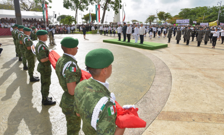 24.02.19 Versión estenográfica. Día de la Bandera Nacional, en Chetumal, Quintana Roo