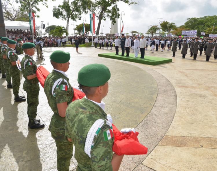 24.02.19 Versión estenográfica. Día de la Bandera Nacional, en Chetumal, Quintana Roo