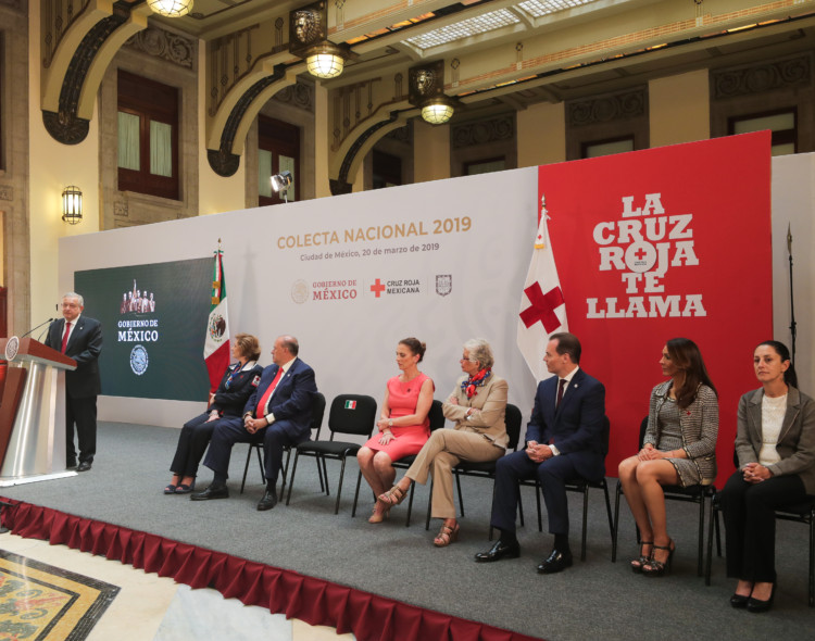 20.03.19 Versión estenográfica. Inicio de Colecta Nacional Cruz Roja Mexicana 2019, en Palacio Nacional