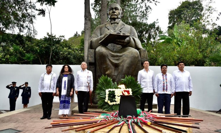 Benito Juárez, referente e inspiración para un buen gobierno: presidente AMLO