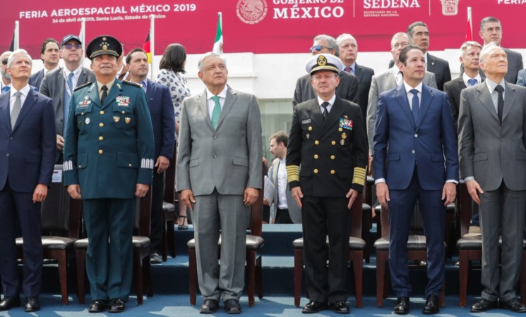 24.04.19 Versión estenográfica. Inauguración de la Feria Aeroespacial México 2019, en la Base Aérea Militar Santa Lucía