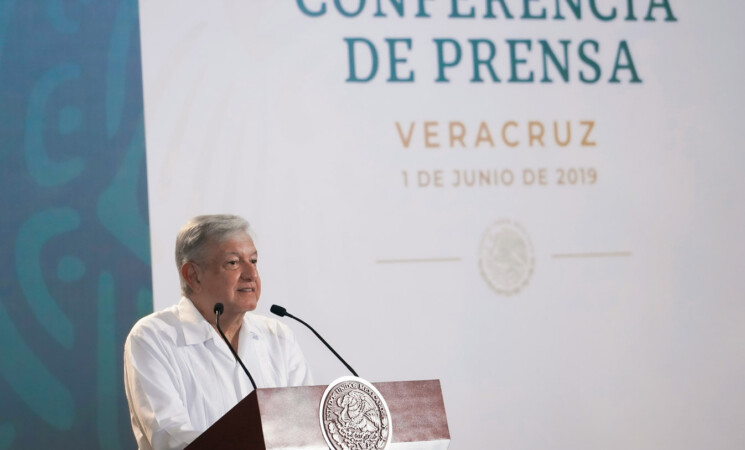 01.06.19 Versión estenográfica de la conferencia de prensa matutina del presidente Andrés Manuel López Obrador desde Veracruz, Veracruz