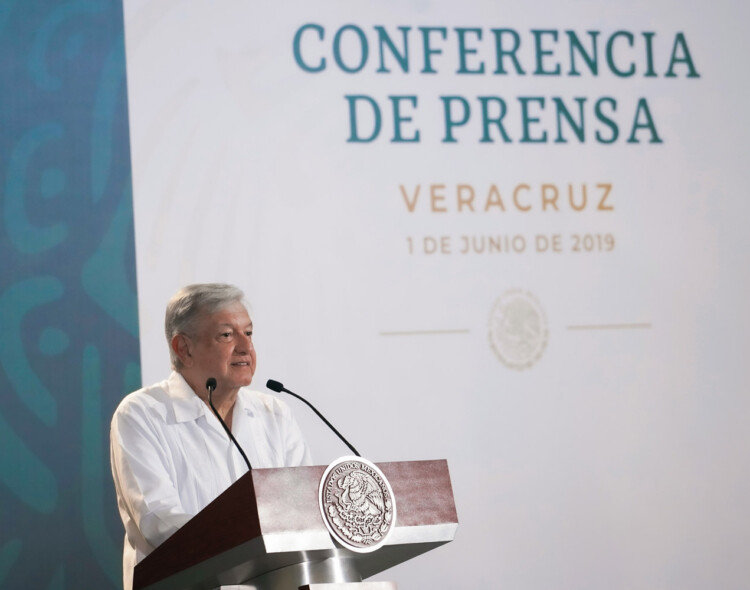 01.06.19 Versión estenográfica de la conferencia de prensa matutina del presidente Andrés Manuel López Obrador desde Veracruz, Veracruz