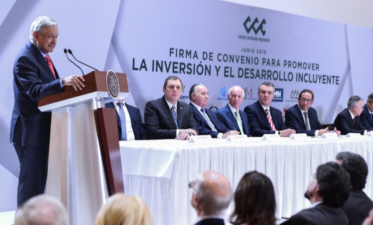 13.06.19 Versión estenográfica. Acuerdo con el CCE para promover la inversión y el desarrollo incluyente