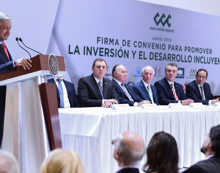 13.06.19 Versión estenográfica. Acuerdo con el CCE para promover la inversión y el desarrollo incluyente