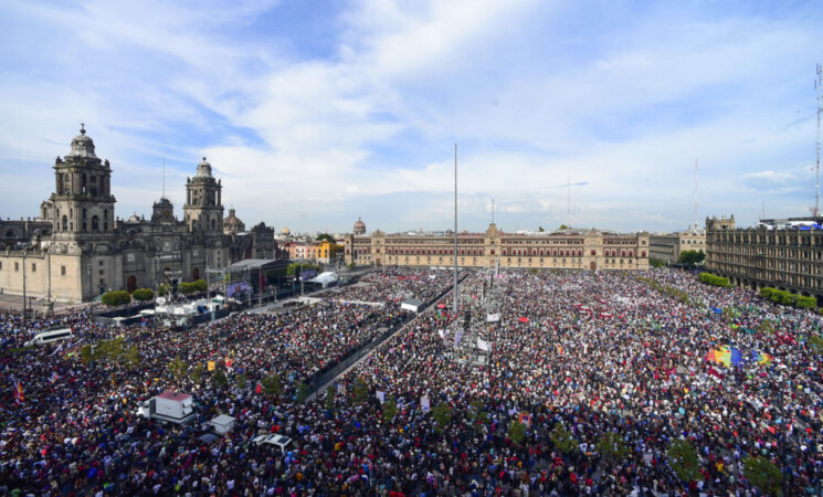 Presidente rinde cuentas a un año del triunfo; destaca 78 de 100 compromisos cumplidos en siete meses