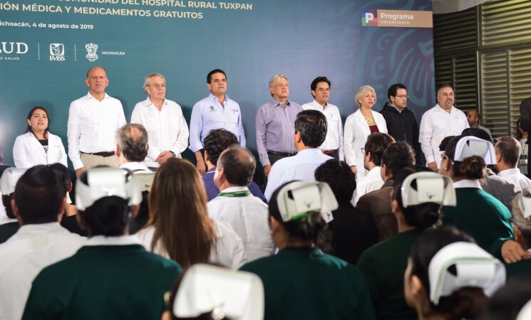 04.08.19 Versión estenográfica. Diálogo con la comunidad del Hospital Rural Tuxpan, en Michoacán