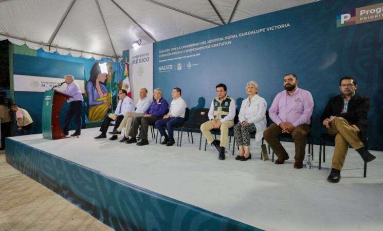 08.08.19 Versión estenográfica. Diálogo con la comunidad del Hospital Rural Guadalupe Victoria, Durango