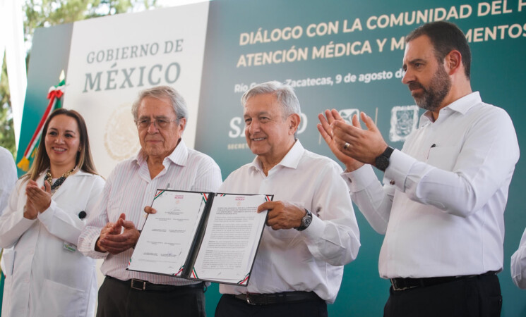 09.08.19 Versión estenográfica. Diálogo con la comunidad del Hospital Rural Río Grande, Zacatecas