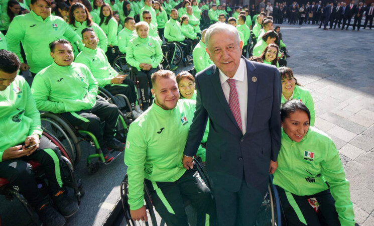 13.08.19 Versión estenográfica. Ceremonia de abanderamiento de la delegación mexicana de los VI Juegos Parapanamericanos de Lima, Perú 2019