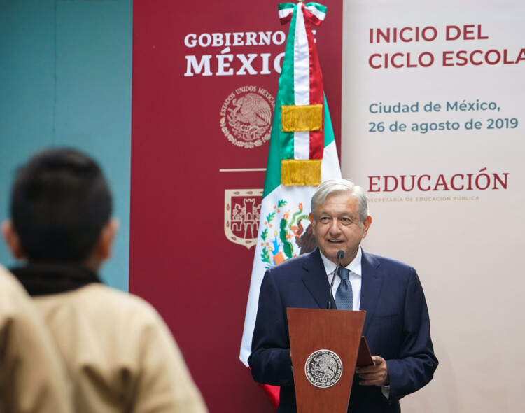 26.08.19 Versión estenográfica. Inicio del ciclo escolar 2019-2020 desde la escuela Melchor Ocampo, CDMX