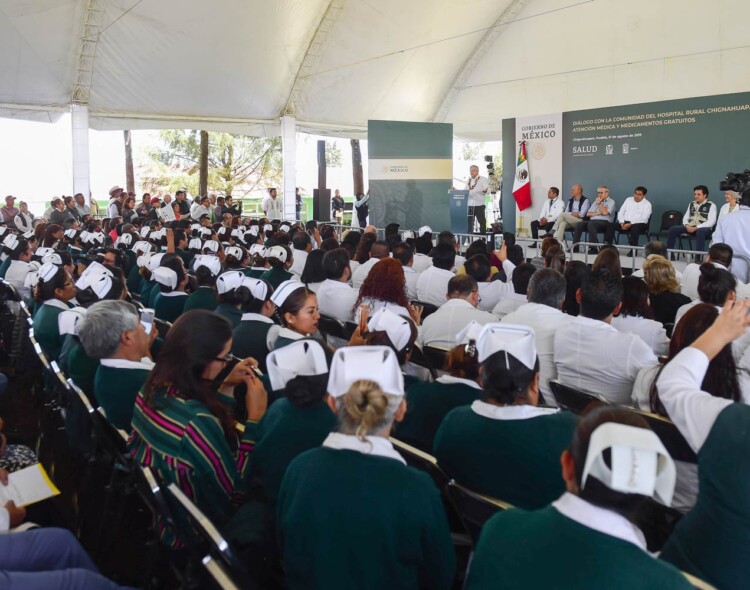 30.08.19 Versión estenográfica. Diálogo con la comunidad del Hospital Rural Plan de Arroyos, Atzalan, Veracruz.