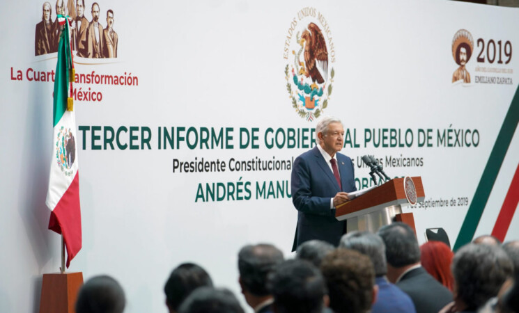 Discurso de Andrés Manuel López Obrador, presidente Constitucional de los Estados Unidos Mexicanos, en su Primer Informe de Gobierno