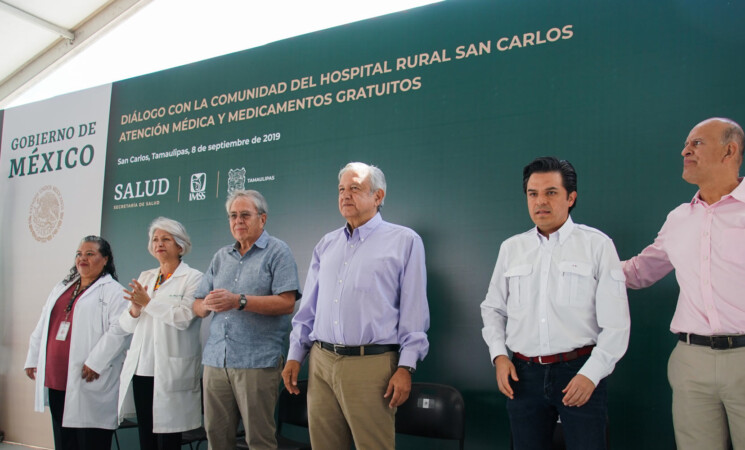 08.09.19 Versión estenográfica. Diálogo con la comunidad del Hospital Rural San Carlos, Tamaulipas