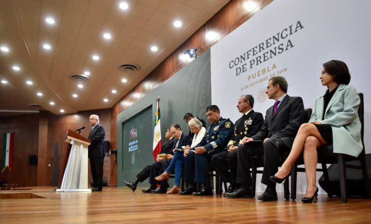 04.10.19 Versión estenográfica de la conferencia de prensa matutina del presidente Andrés Manuel López Obrador, desde Puebla, Puebla