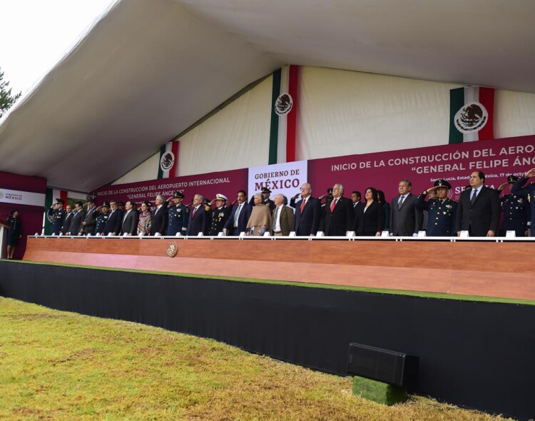 17.10.19 Versión estenográfica. Inicio de la construcción del Aeropuerto 'General Felipe Ángeles', desde la BAM Santa Lucía