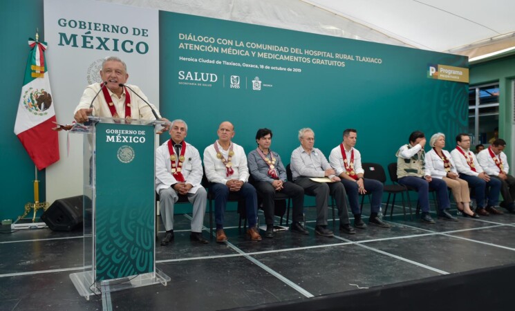 18.10.19 Versión estenográfica. Diálogo con la comunidad del Hospital Rural Tlaxiaco, Oaxaca