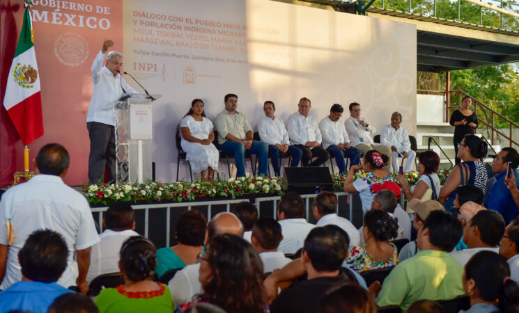 09.11.19 Versión estenográfica. Diálogo con pueblos indígenas, desde Felipe Carrillo Puerto, Quintana Roo