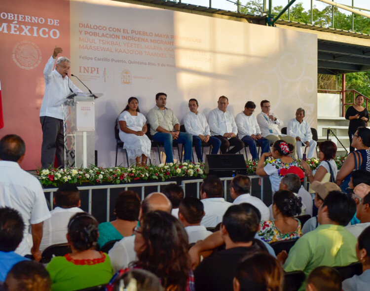 09.11.19 Versión estenográfica. Diálogo con pueblos indígenas, desde Felipe Carrillo Puerto, Quintana Roo