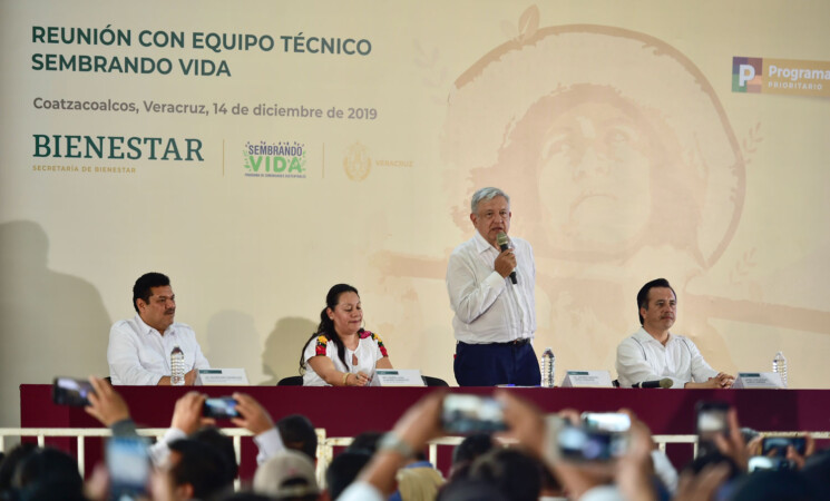 14.12.19 Versión estenográfica. Reunión con equipo técnico Sembrando Vida en Coatzacoalcos, Veracruz