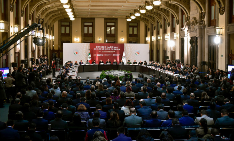 18.12.19 Versión estenográfica. XLV Sesión Ordinaria del Consejo Nacional de Seguridad Pública desde Palacio Nacional