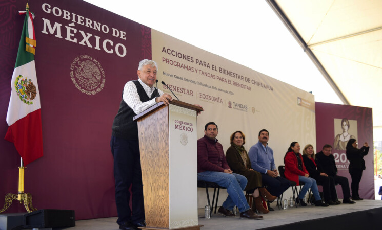 11.01.20 Versión estenográfica. Programas Integrales de Bienestar, desde Nuevo Casas Grandes, Chihuahua