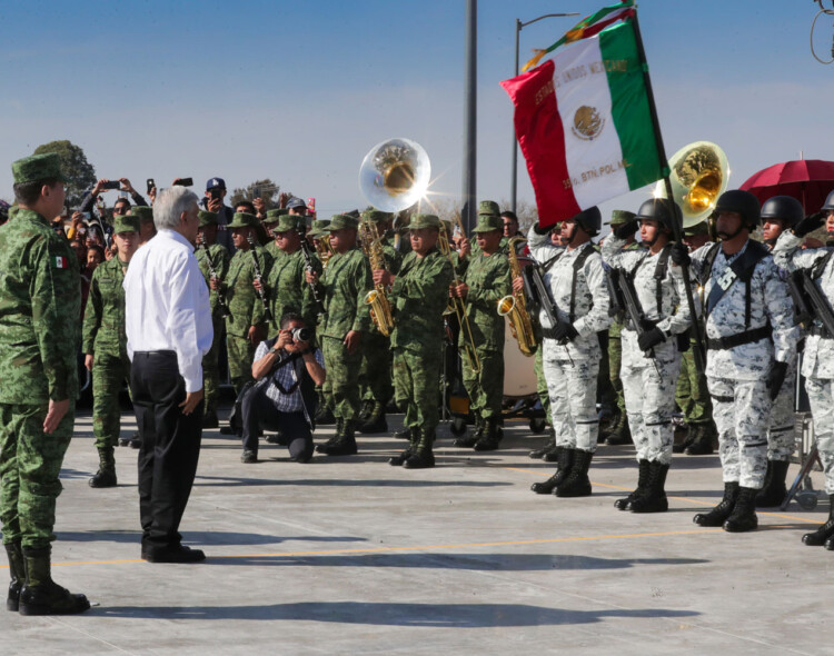 Presidente inaugura cuartel de la Guardia Nacional en Pénjamo, Guanajuato