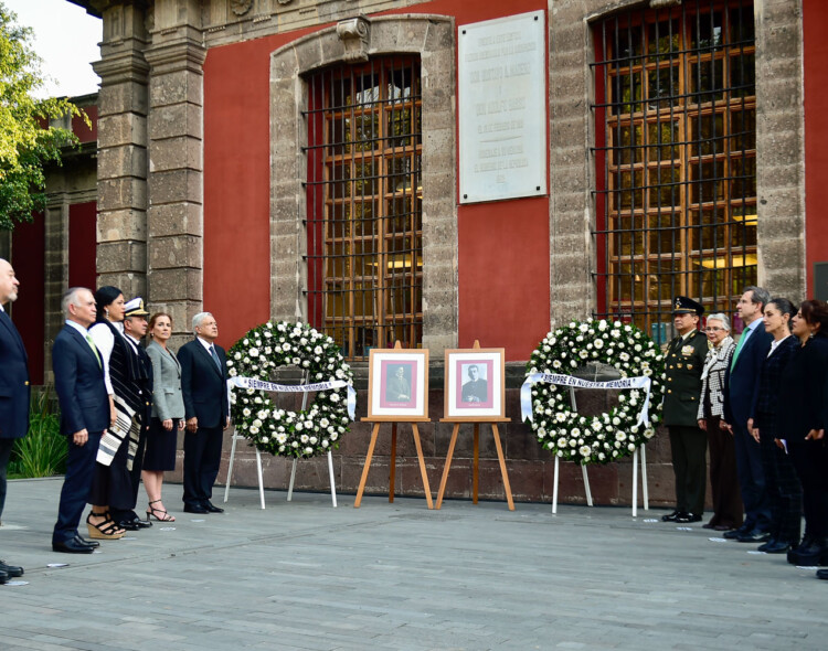 Presidente conmemora Aniversario Luctuoso de Gustavo A. Madero y Adolfo Bassó; presentan ‘Memórica’, plataforma para la memoria histórica