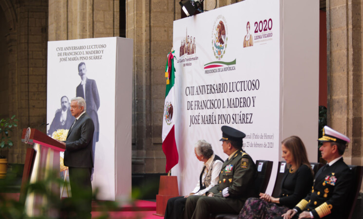 Discurso del presidente de México, Andrés Manuel López Obrador en el Homenaje Luctuoso a Francisco I. Madero y José María Pino Suárez