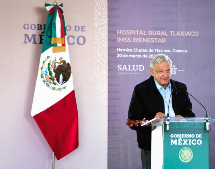 20.03.20 Versión estenográfica. Hospital Rural del IMSS Bienestar Tlaxiaco en Oaxaca