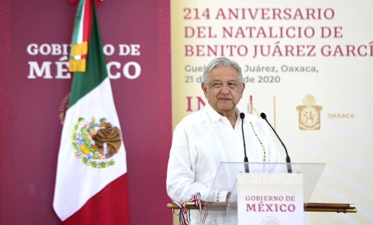 21.03.20 Versión estenográfica. 214 Aniversario del Natalicio de Benito Juárez García, desde Guelatao, Oaxaca