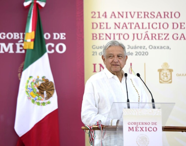 21.03.20 Versión estenográfica. 214 Aniversario del Natalicio de Benito Juárez García, desde Guelatao, Oaxaca