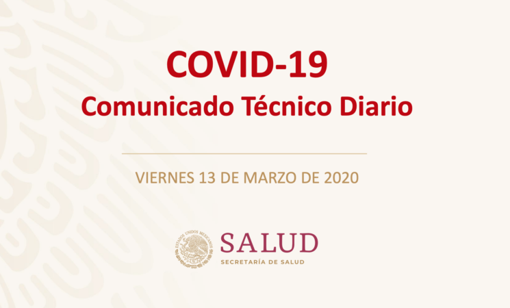 Informe técnico COVID-19 13 marzo 2020