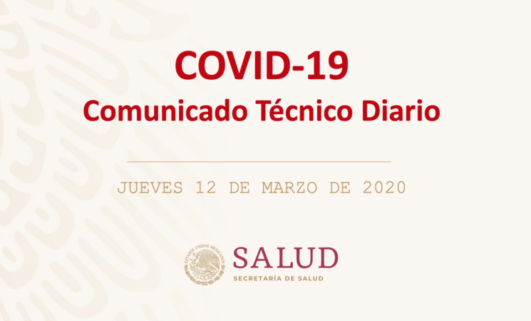 Informe técnico COVID-19 12 marzo 2020