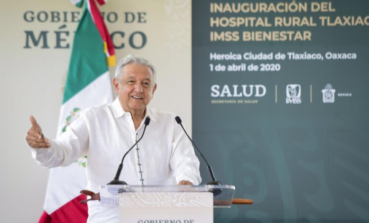 01.04.20 Versión estenográfica. Inauguración del Hospital Rural del IMSS Bienestar en Tlaxiaco, Oaxaca