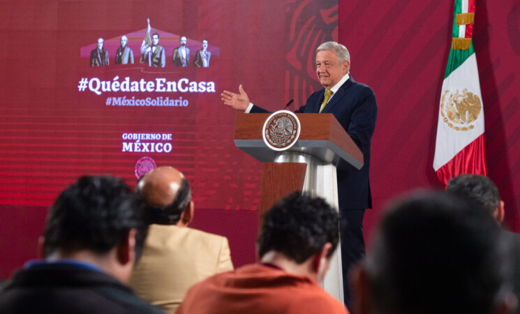 Pandemia de COVID-19 es pasajera y México saldrá fortalecido, asegura presidente