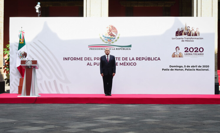 Presidente anuncia acciones para la reactivación económica ante COVID-19 en primer informe del año al pueblo de México