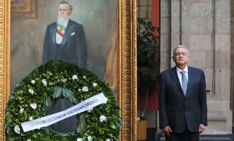 Presidente conmemora Centenario Luctuoso de Venustiano Carranza