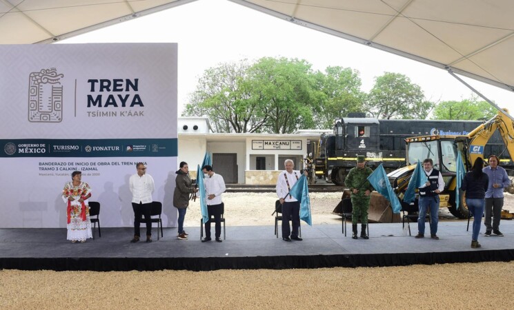 02.06.20 Versión estenográfica. Banderazo de inicio de obra del Tren Maya, desde Maxcanú, Yucatán