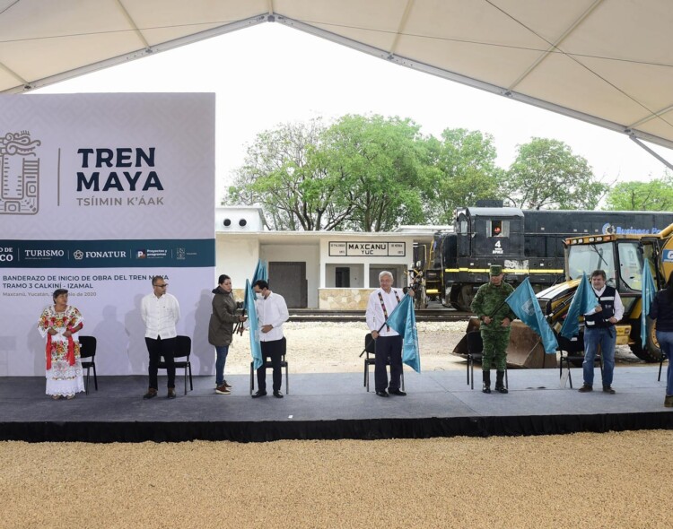 02.06.20 Versión estenográfica. Banderazo de inicio de obra del Tren Maya, desde Maxcanú, Yucatán