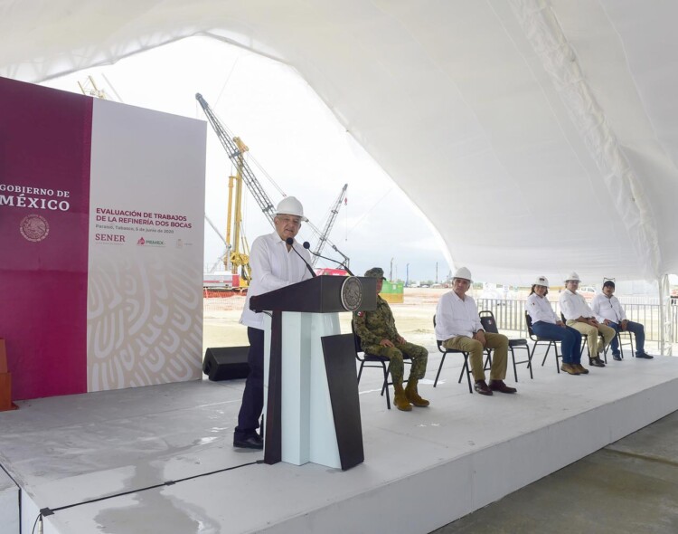 05.06.20 Versión estenográfica. Evaluación de trabajos de la Refinería Dos Bocas, desde Paraíso, Tabasco