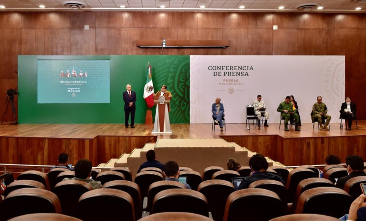 17.06.20 Versión estenográfica de la conferencia de prensa matutina del presidente Andrés Manuel López Obrador, desde Puebla, Puebla