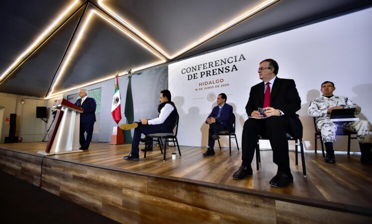 18.06.20 Versión estenográfica de la conferencia de prensa matutina del presidente Andrés Manuel López Obrador, desde Pachuca, Hidalgo