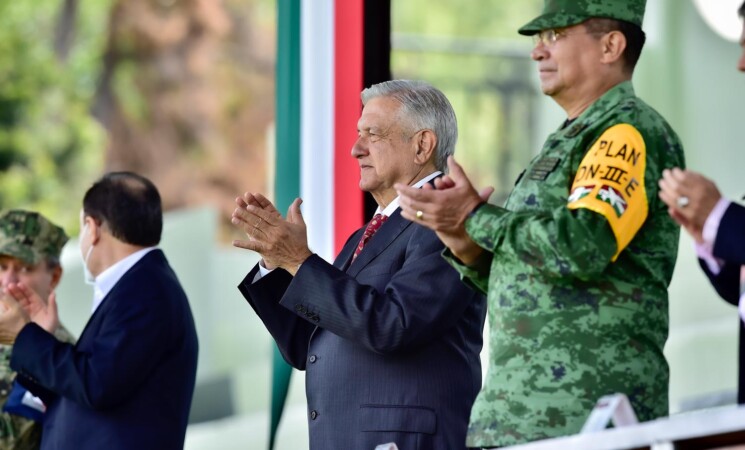 Presidente celebra avances de la Guardia Nacional en primer año de funciones