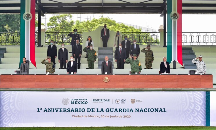 30.06.20 Versión estenográfica. Primer Aniversario de la Guardia Nacional, desde Campo Marte, Ciudad de México